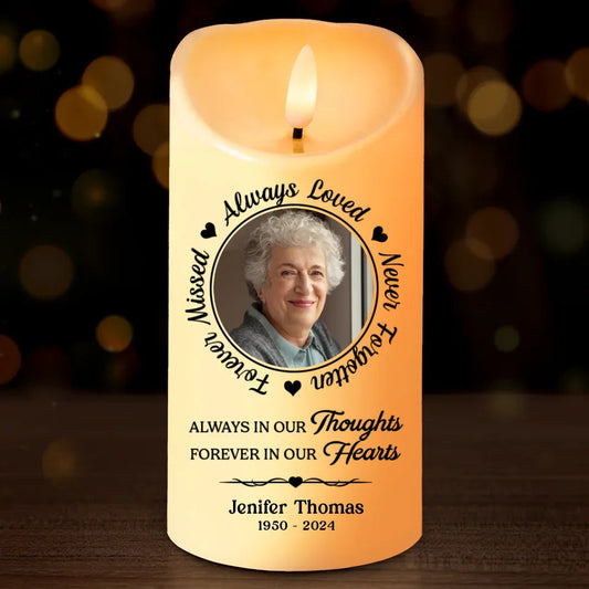 Personalized LED Candle for Family Members