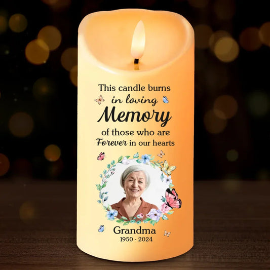 Personalized LED Candle for Loving Memory