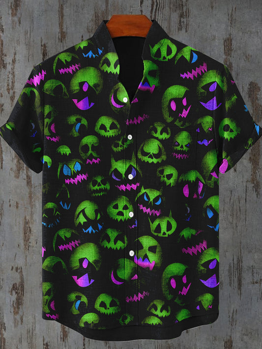 Demon Ghost Art Print Casual Shirt