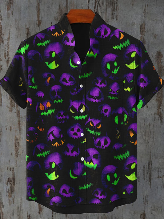 Demon Ghost Art Print Casual Shirt