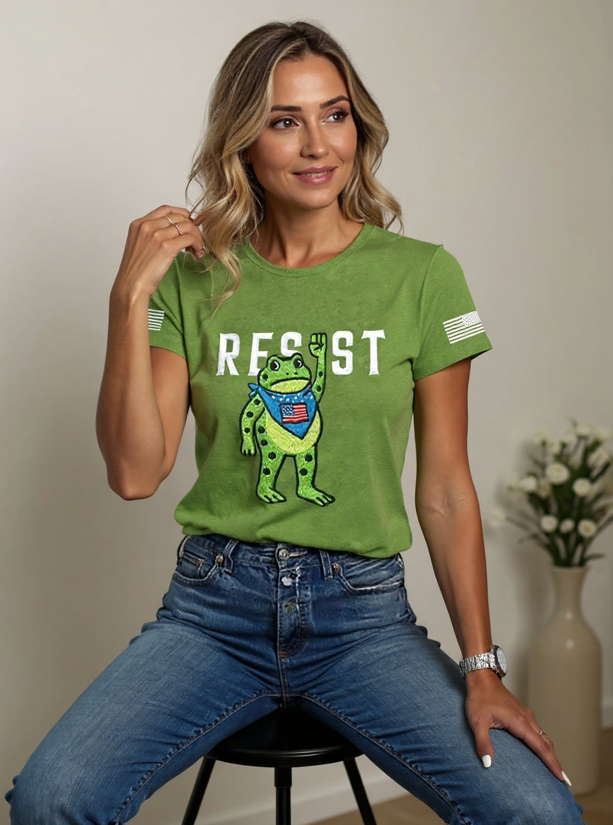 Women's Portland Frog Resist Short Sleeve T-Shirt