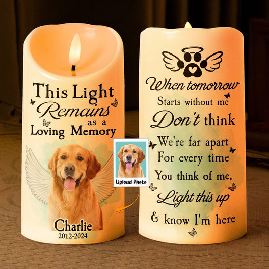 Personalized LED Candle for Pets