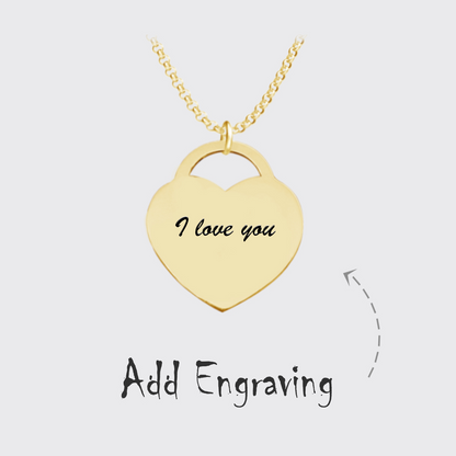 Custom Photo Heart Lock Necklace – Personalized, Elegant, and Meaningful