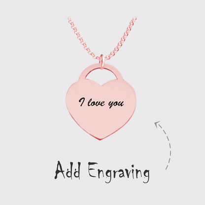 Custom Photo Heart Lock Necklace – Personalized, Elegant, and Meaningful