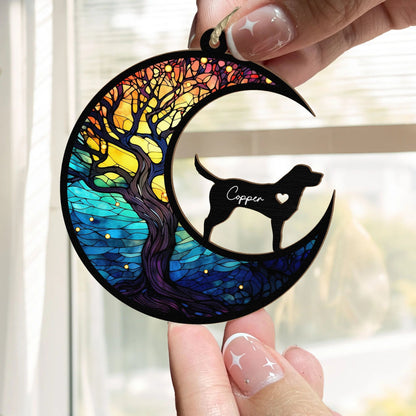 In Loving Memory - Personalized Pet Memorial Suncatcher Ornament