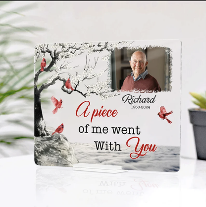 I Am Always With You – Personalized Memorial Photo Plaque – Cherish Their Memory Forever!