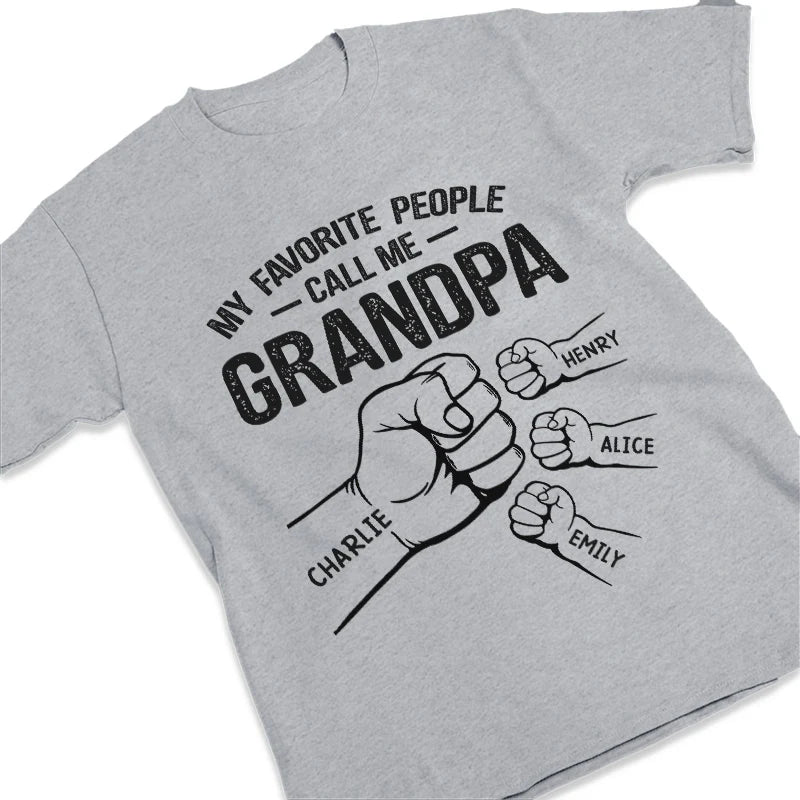 A Great Grandpa's Full Of Strength - Family Personalized Custom Unisex T-shirt, Sweatshirt