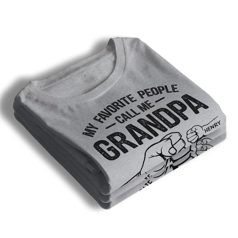 A Great Grandpa's Full Of Strength - Family Personalized Custom Unisex T-shirt, Sweatshirt