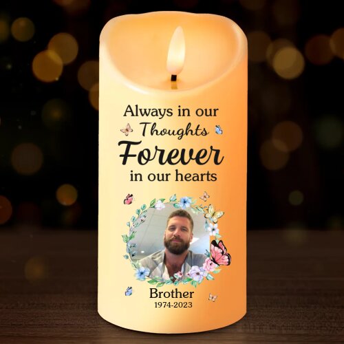 Personalized LED Candle for Loving Memory