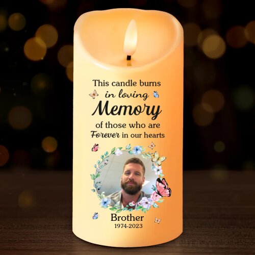 Personalized LED Candle for Loving Memory