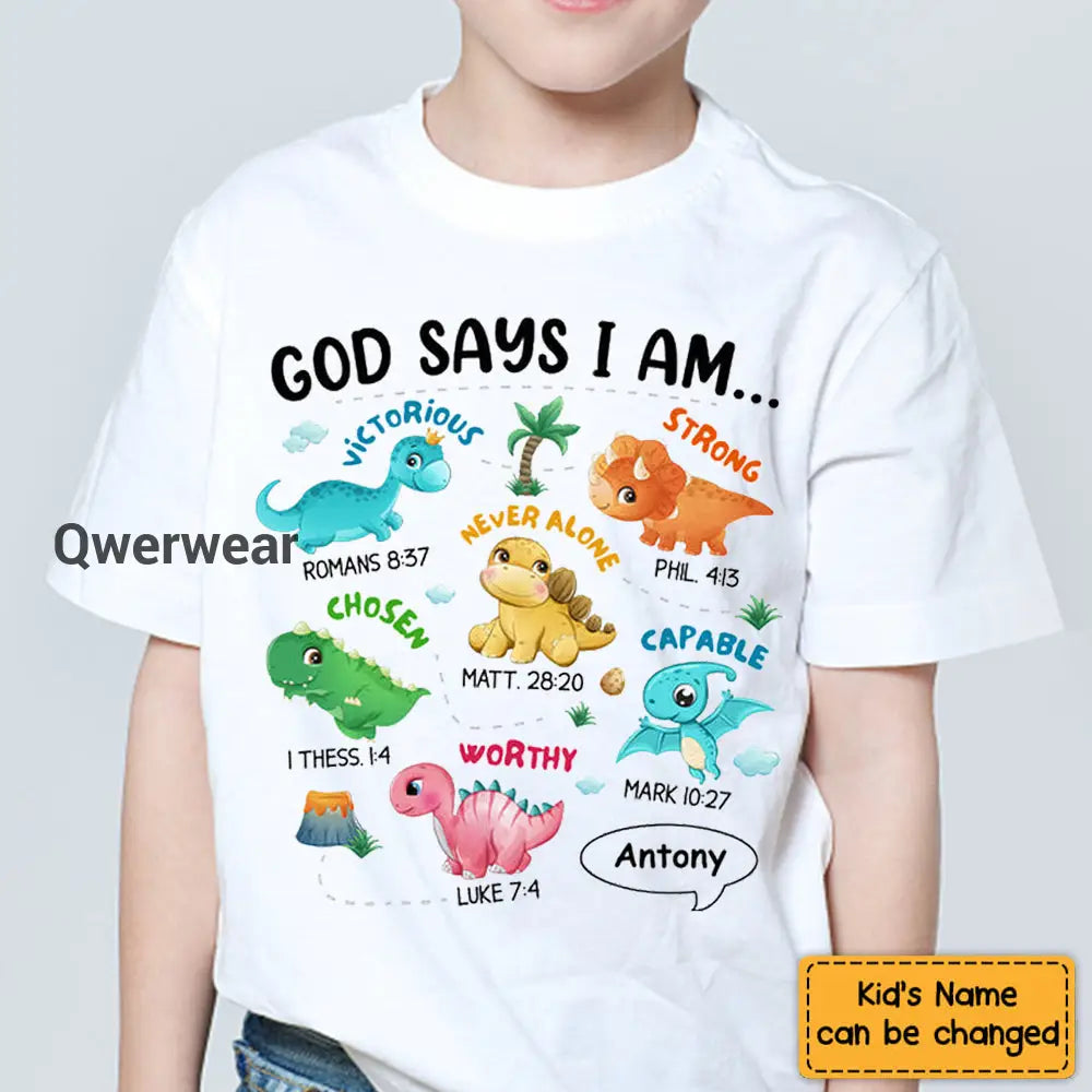 Gifts For Kid Dinosaur I Am Kid T Shirt
