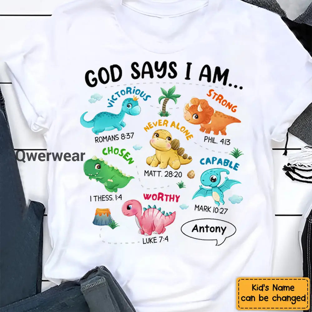 Gifts For Kid Dinosaur I Am Kid T Shirt