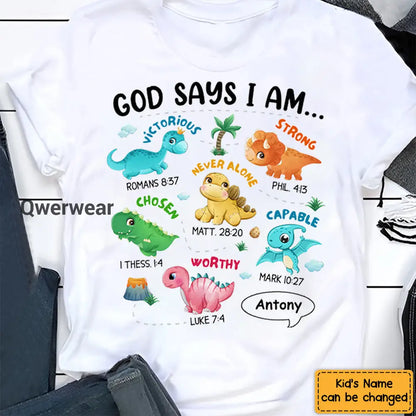 Gifts For Kid Dinosaur I Am Kid T Shirt