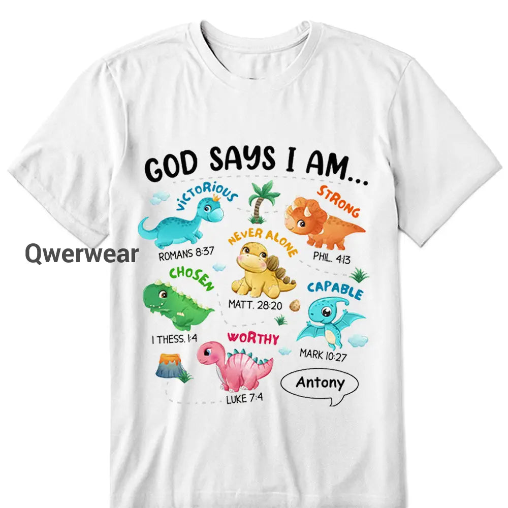 Gifts For Kid Dinosaur I Am Kid T Shirt