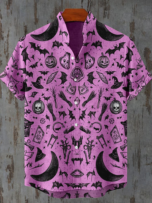 Graphic Art Print Casual Shirt