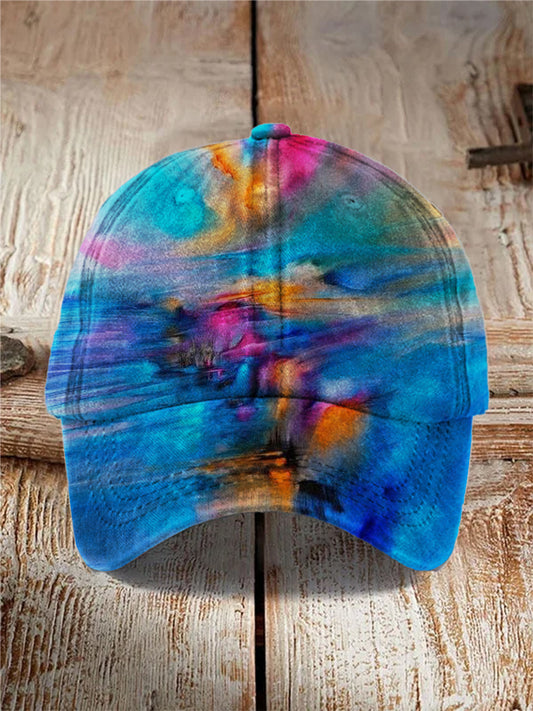 Unisex Gradient Oil Painting Print Design Hat