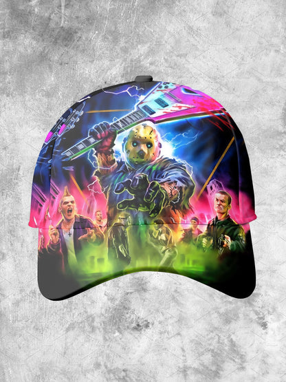 Unisex Horror Rock Art Graphic Print Cap