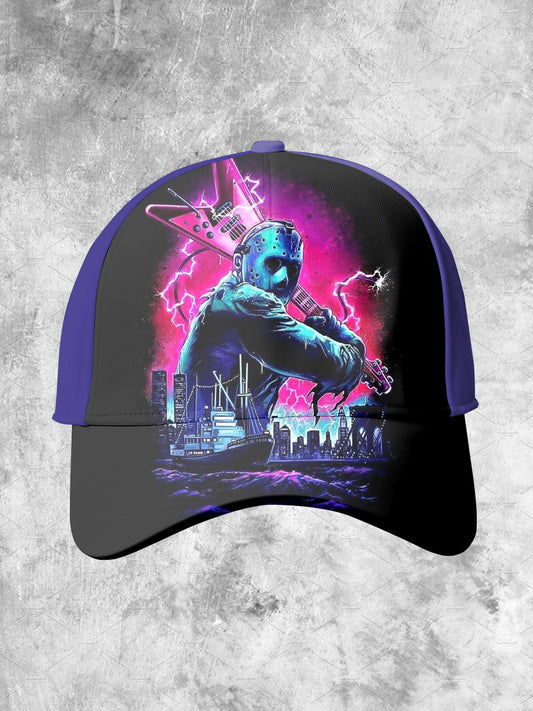 Unisex Horror Rock Art Graphic Print Cap