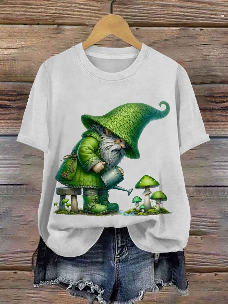 Dwarf Art Print Unisex Crew Neck Short Sleeve Casual T-Shirt