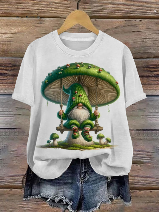 Dwarf Art Print Unisex Crew Neck Short Sleeve Casual T-Shirt