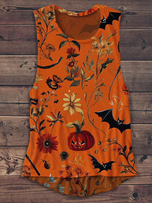 Halloween Art Print Unisex Casual Tank Top