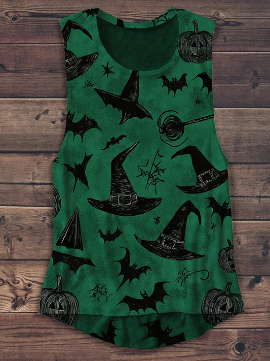 Halloween Art Print Unisex Casual Tank Top