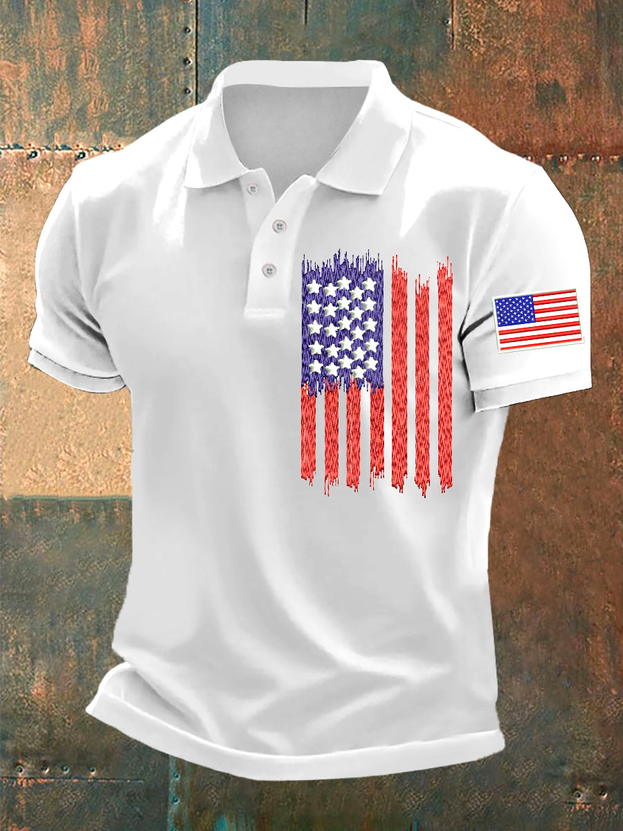 Men's Independence Day 3D Printed Top