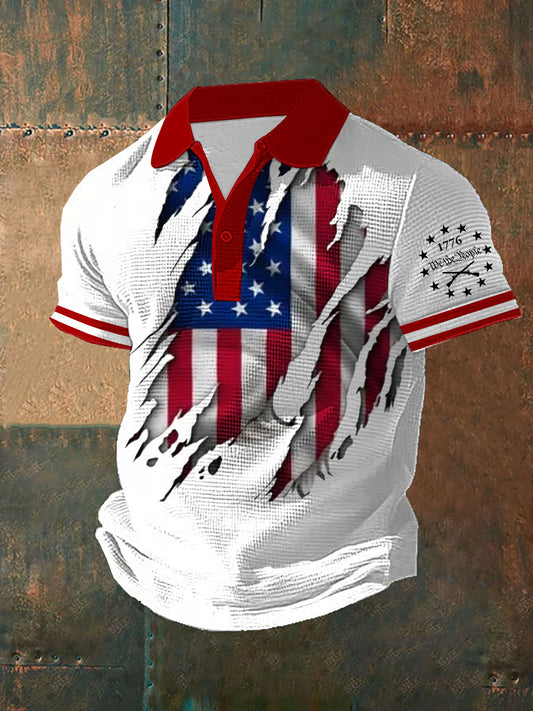 Men's short sleeve polo shirt