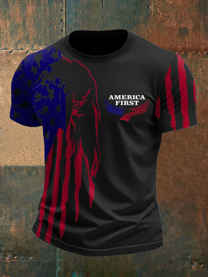 Men's Ameirica First Printed T-shirt
