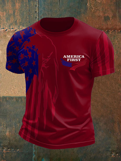 Men's Ameirica First Printed T-shirt
