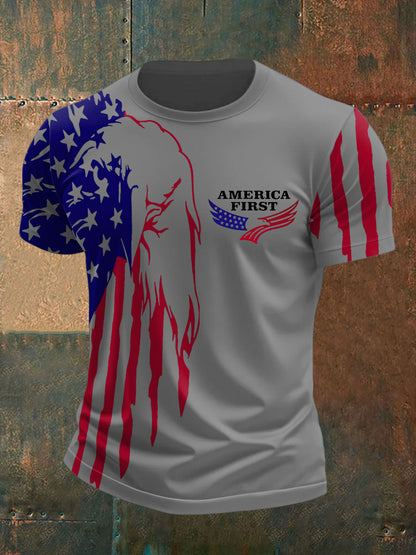 Men's Ameirica First Printed T-shirt