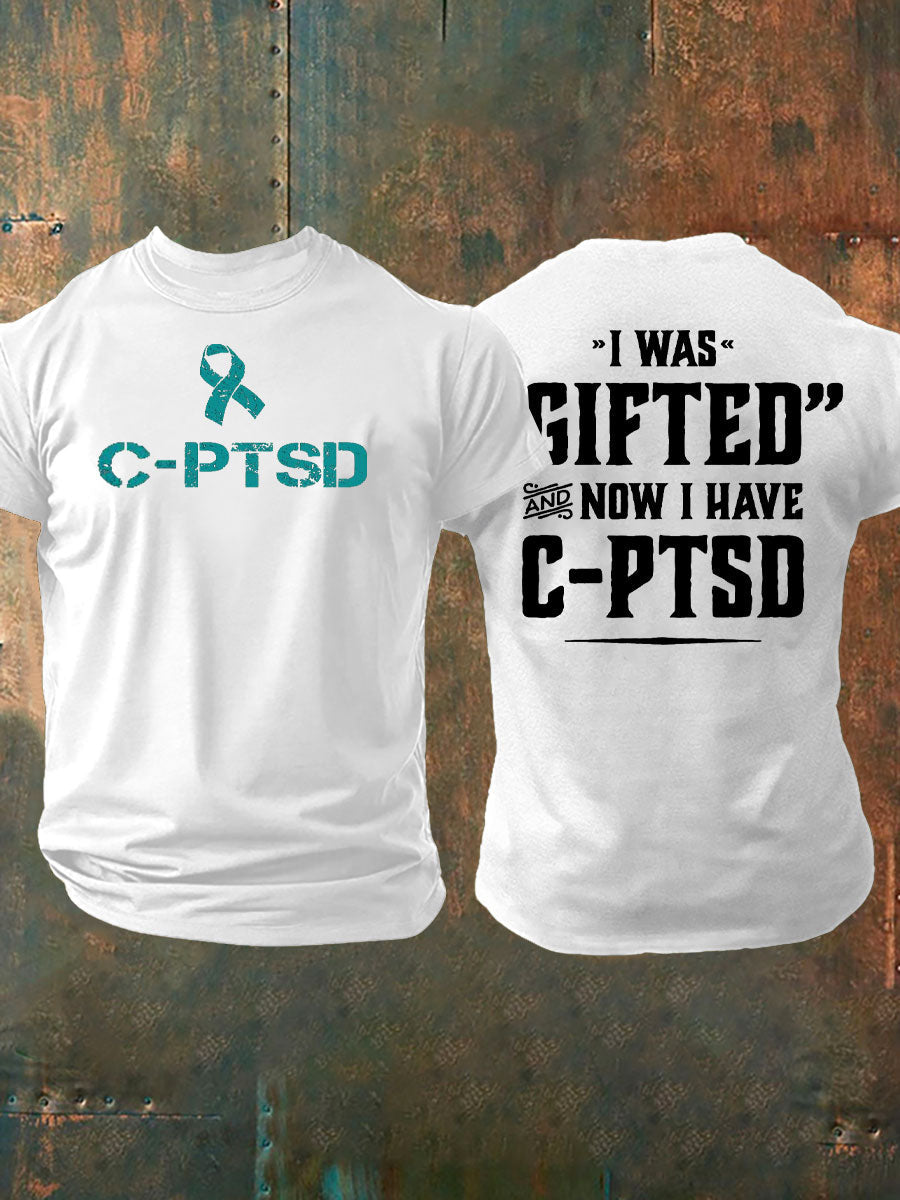 Men's C-PTSD Awareness Printed T-shirt