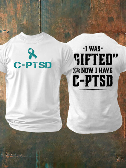 Men's C-PTSD Awareness Printed T-shirt