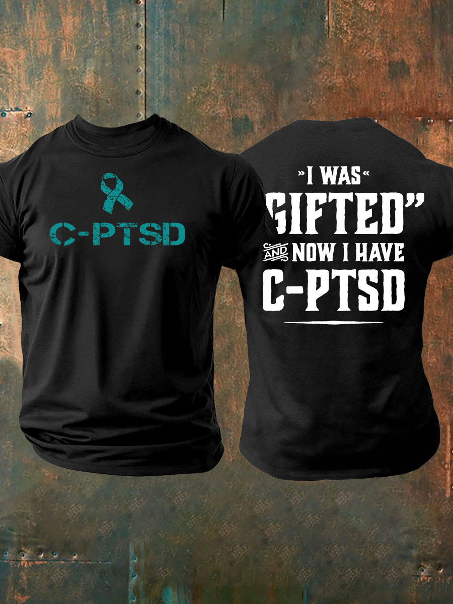 Men's C-PTSD Awareness Printed T-shirt