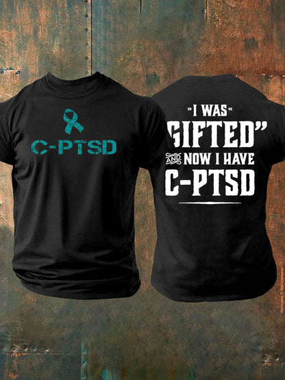 Men's C-PTSD Awareness Printed T-shirt