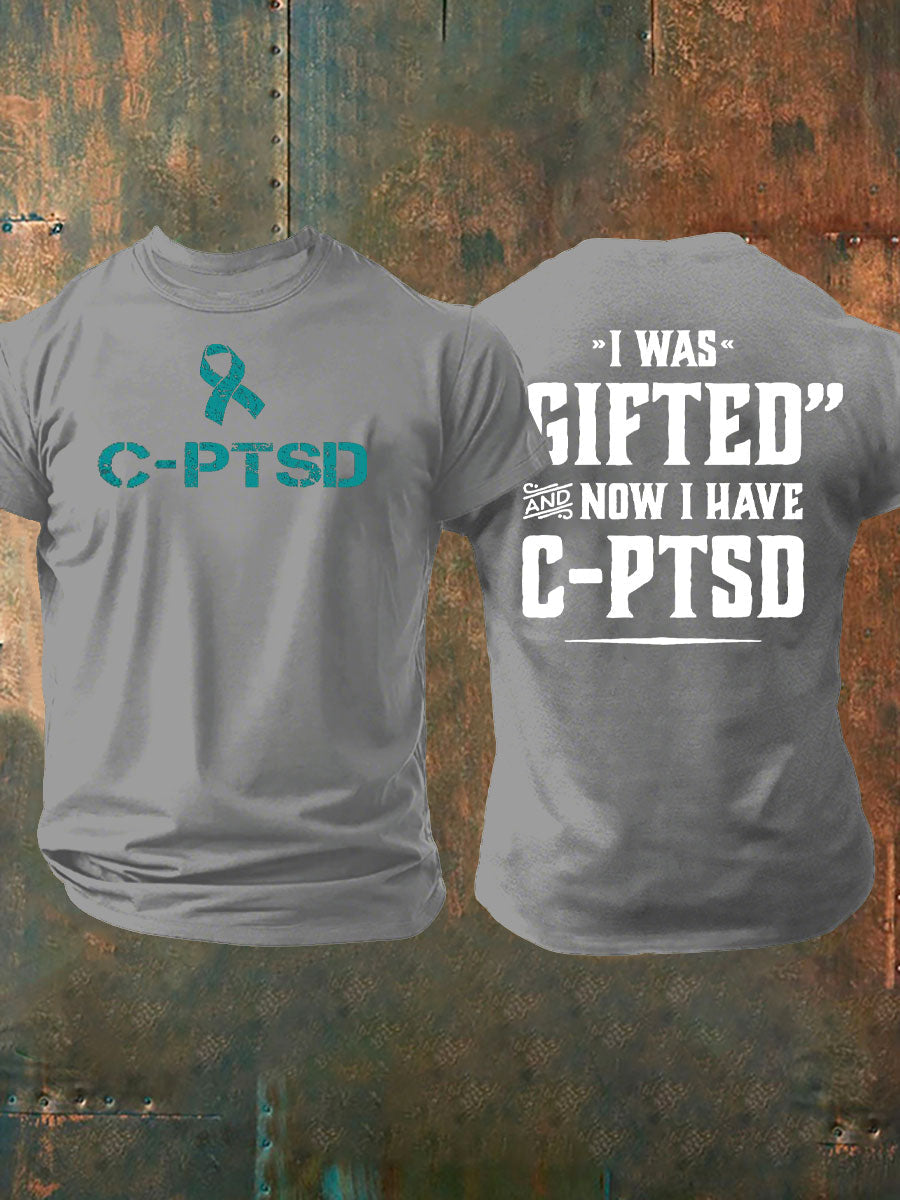 Men's C-PTSD Awareness Printed T-shirt
