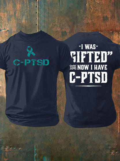 Men's C-PTSD Awareness Printed T-shirt