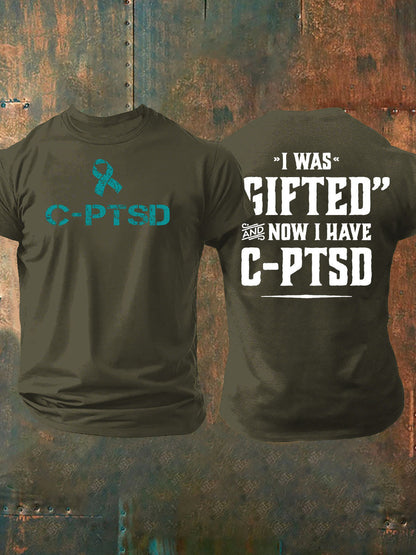 Men's C-PTSD Awareness Printed T-shirt