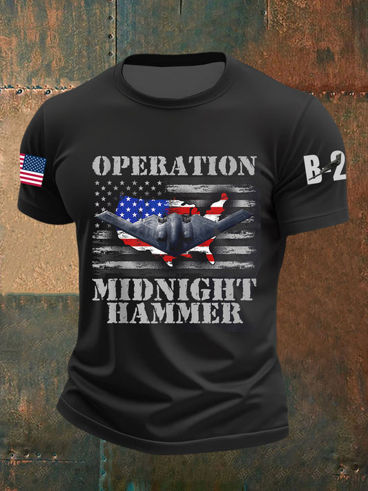 Men's Operation Midnight Hammer B-2 Spirit short sleeves t-shirt