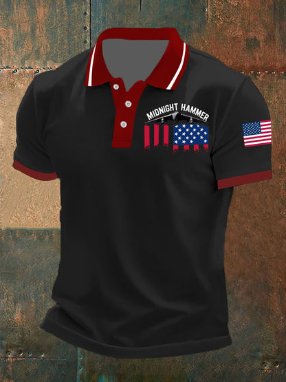 Men's Operation Midnight Hammer B-2 Spirit Short-sleeved Tshirt