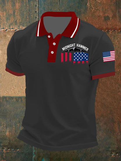 Men's Operation Midnight Hammer B-2 Spirit Short-sleeved Tshirt