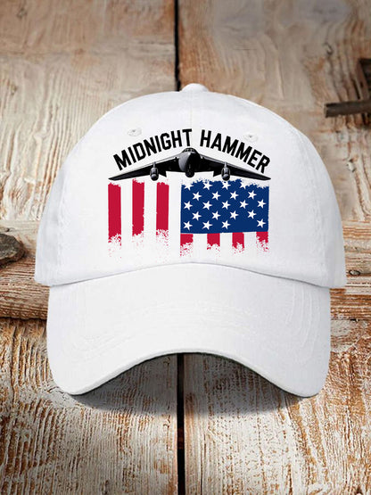 Unisex Operation Midnight Hammer B-2 Spirit Print Hat