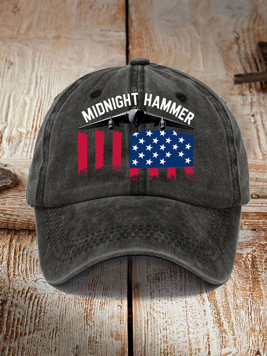 Unisex Operation Midnight Hammer B-2 Spirit Print Hat