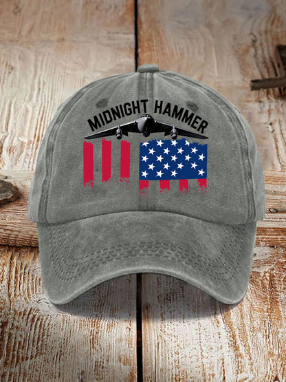Unisex Operation Midnight Hammer B-2 Spirit Print Hat