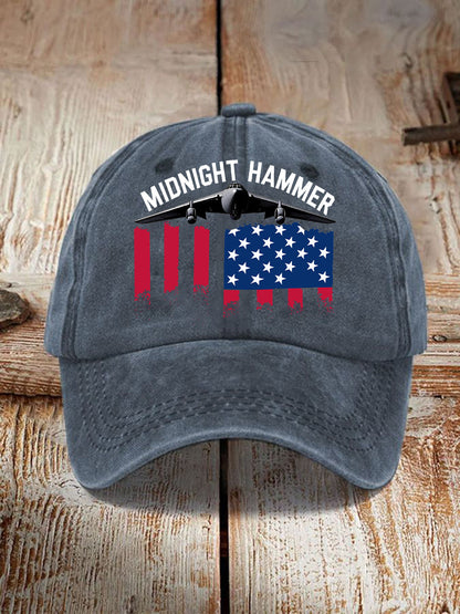 Unisex Operation Midnight Hammer B-2 Spirit Print Hat