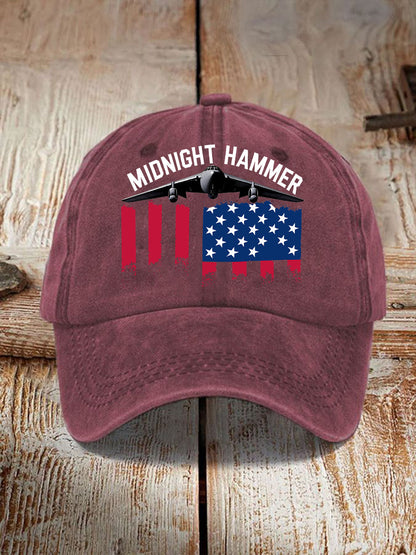 Unisex Operation Midnight Hammer B-2 Spirit Print Hat