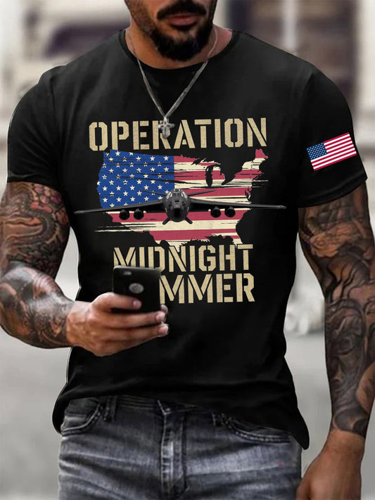Men's Midnight Hammer B-2 Spirit Printed T-shirt