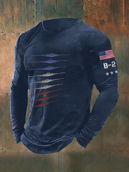 Men's Air Force B-2 long sleeve T-shirt
