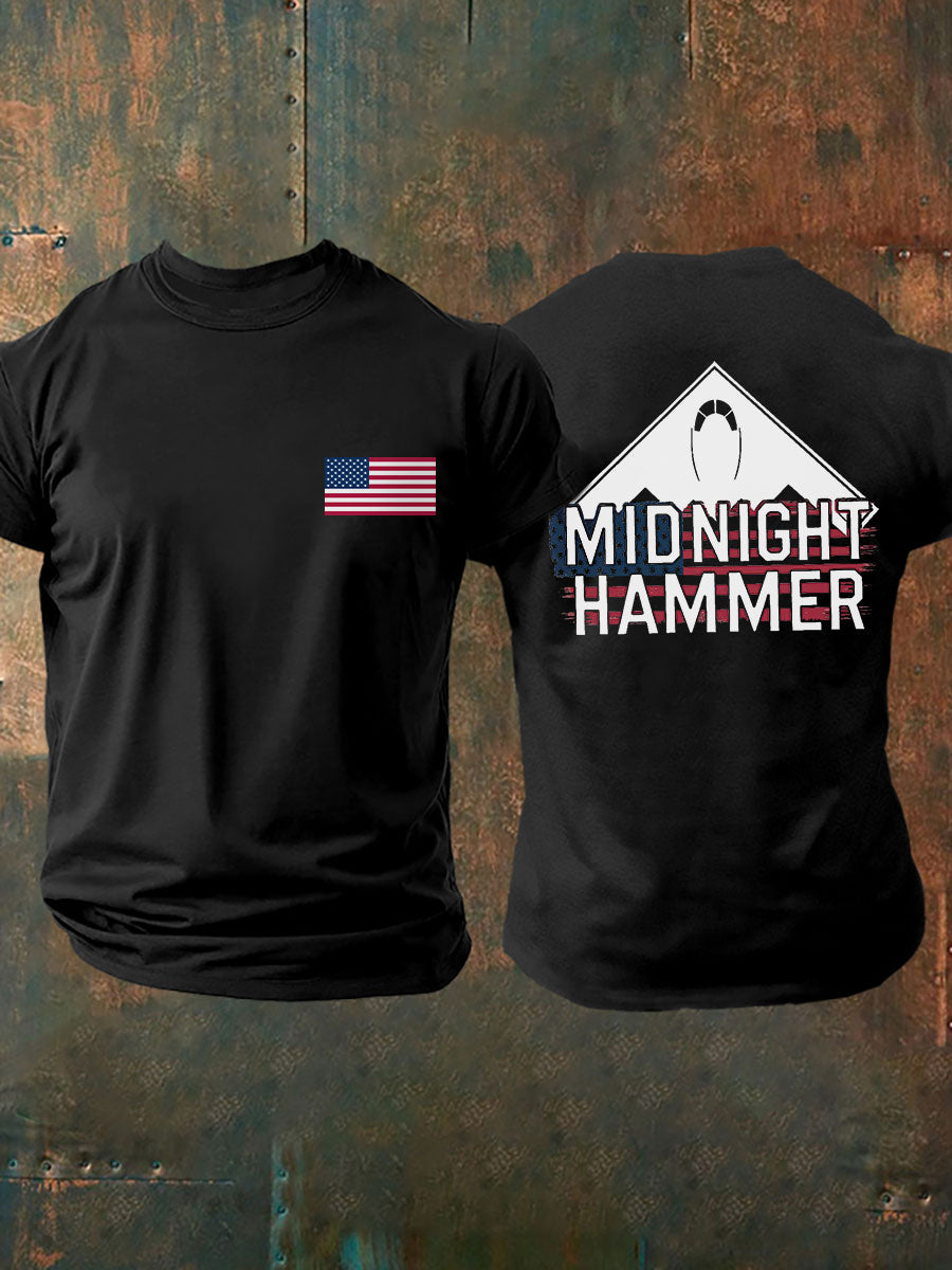 Men's Midnight Hammer B-2 Spirit Printed T-shirt