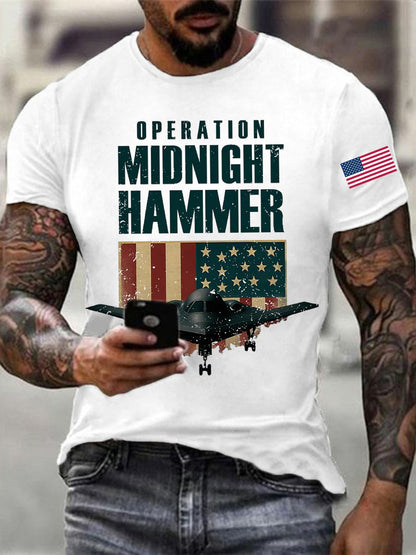 Men's Midnight Hammer B-2 Spirit Printed T-shirt